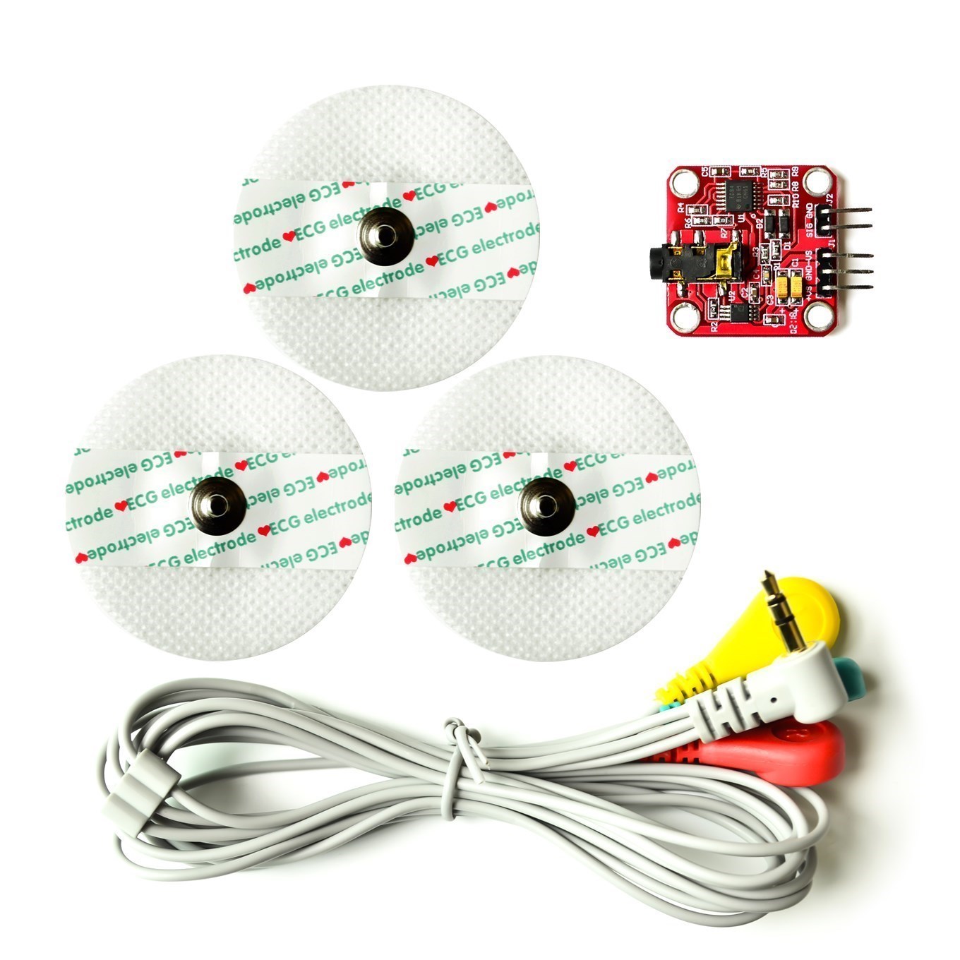 Muscle Sensor Emg - เซ็นเซอร์สัญญาณกล้ามเนื้อตัวควบคุมเซ็นเซอร์ Emg ตรวจจับบอร์ดพัฒนากิจกรรมกล้ามเนื้อสําหรับอุปกรณ์ที่สวมใส่ได้สําหรับ Arduino