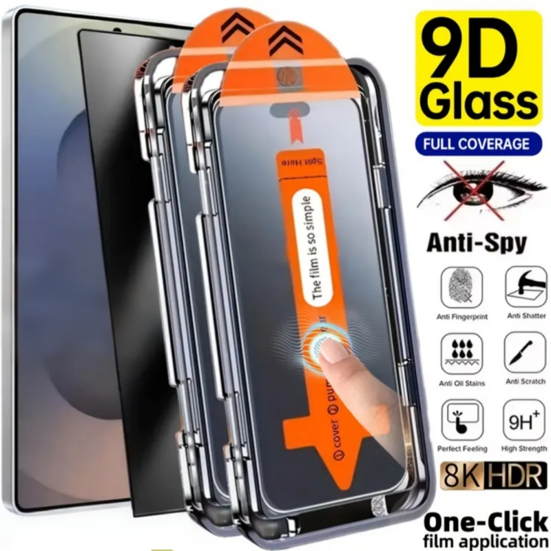 Oppo Reno 12 - ฟิล์มกระจกนิรภัยป้องกันรอยขีดข่วน ป้องกันฝุ่น ป้องกันการมองเห็นจากด้านข้าง สำหรับ OPPO Reno