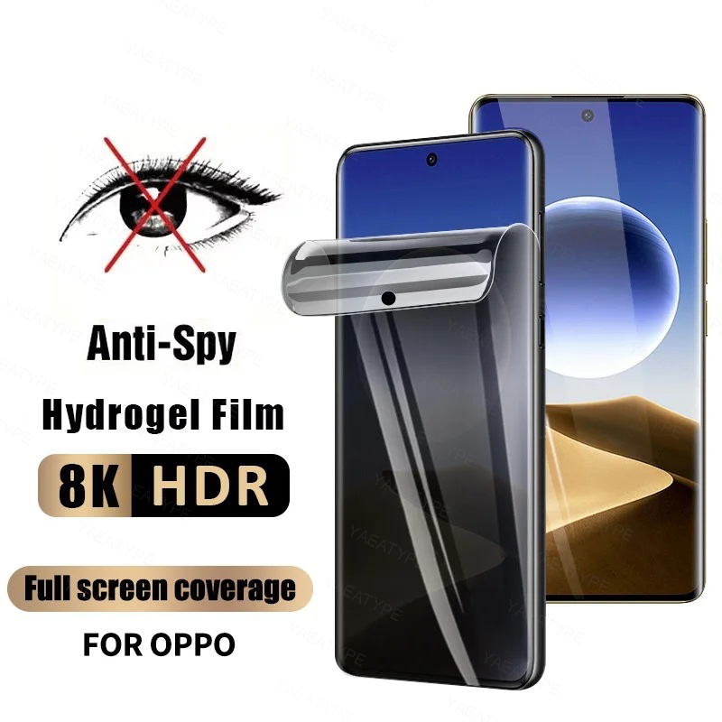 Oppo Reno 12 - 3Pcsความเป็นส่วนตัวHydrogelฟิล์มสําหรับOPPO Reno 12 13 11 10