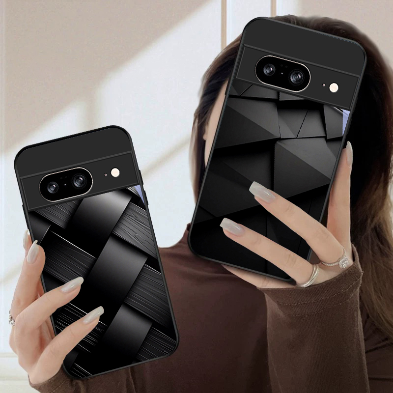 เคสโทรศัพท์แก้วสีดำลายเรขาคณิต - Google Pixel 9 บทวิจารณ์และราคา
