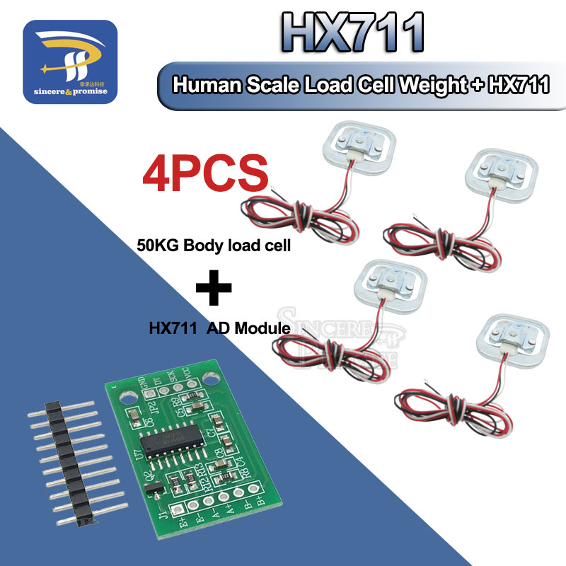 4Pcs 50Kg Human Scale โหลดน้ำห - Muscle Sensor Emg บทวิจารณ์และราคา