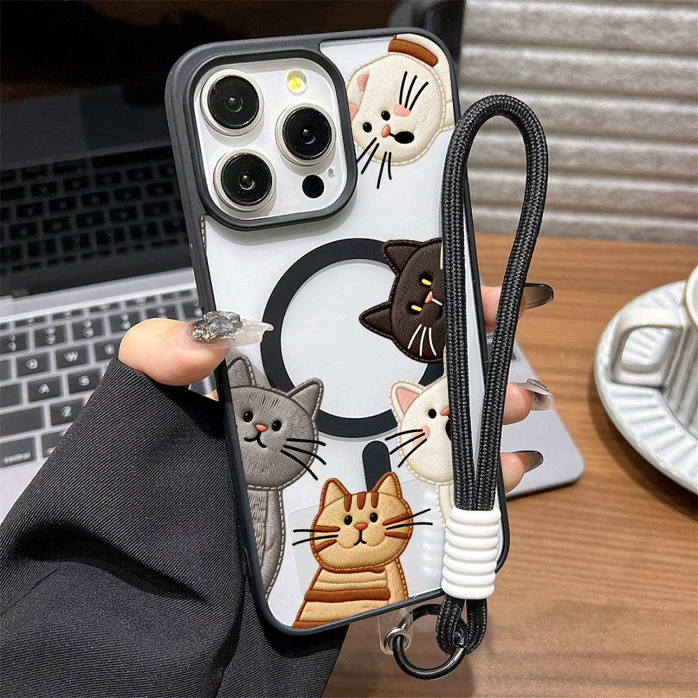 เคสโทรศัพท์ลายปักแมวน่ารัก สำห - Apple Iphone 16 บทวิจารณ์และราคา